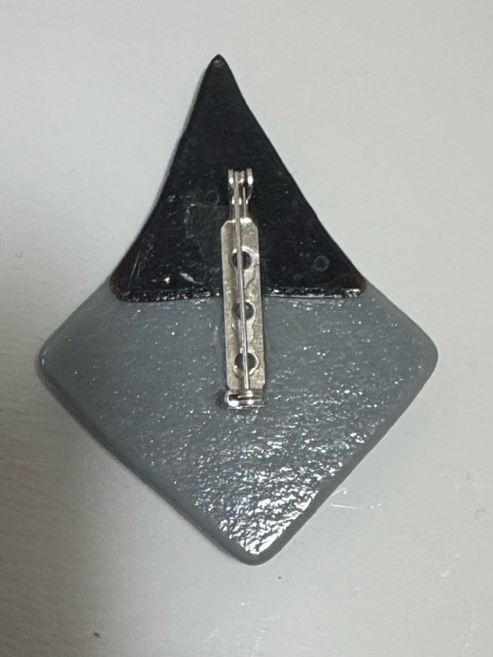 Funny Shark Fused Glass Brooch - Picture 8 of 9